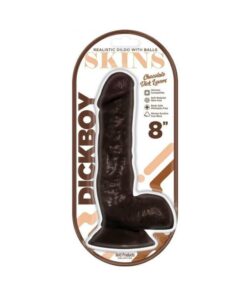 Dickboy Skins Dildo 8 In. Chocolate Lovers