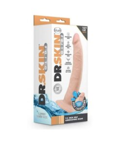 Dr. Skin Glide 7.5" Self-lubricating Dildo Vanilla