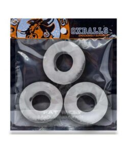 Oxballs Fat Willy 3-pack Jumbo Cockrings Flextpr Clear