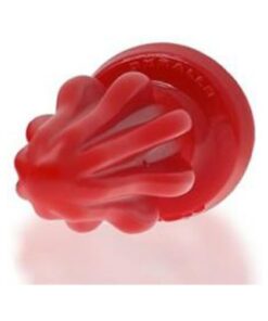 Oxballs Airhole-1 Finned Buttplug Silicone Small Red