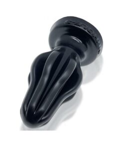 Oxballs Airhole-3 Finned Buttplug Silicone Large Black