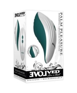 Evolved Palm Pleasure Teal/White