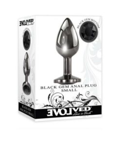Evolved Black Gem Anal Plug Small