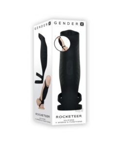 Gender X Rocketeer Vibrating Penis Sheath Black