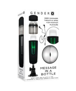 Gender X Message In A Bottle Rechargeable Black