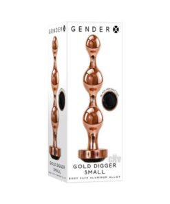 Gender X Gold Digger Small Plug Rose Gold/black