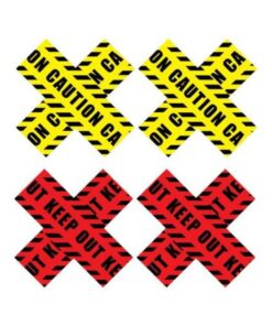 Peekaboo Caution X Yel/red
