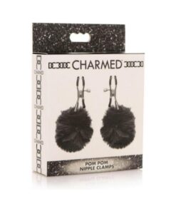 Charmed Pom Pom Nipple Clamps Black