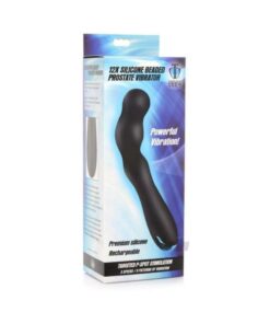 T4m Silicone Beaded Prostate Vibe Black