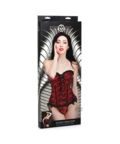 Ms Scarlet Seduction Corset Thong Lg