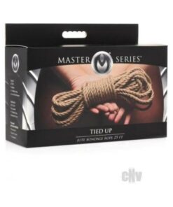 Master Series Tied Up Jute Bondage Rope 25` Tan