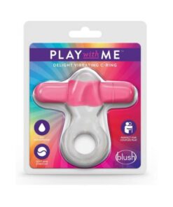 Play With Me - Delight Vibrating C-ring - Pink