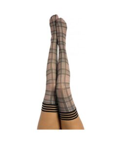 Kixies Lori Tan/Grey Plaid - Size B