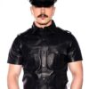 Prowler Red Police Shirt Blk Lg