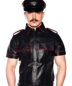 Prowler Red Police Shirt Pipe Blk/red Xs