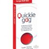 Quickie Ball Gag Large Red