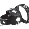 C & B Gear Cock Ring with Ball Stretcher 1 inch Black