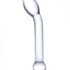 Glas 8 inches Slimline G-Spot Glass Dildo Clear