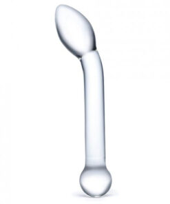 Glas 8 inches Slimline G-Spot Glass Dildo Clear