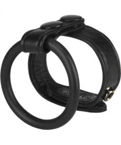 Macho Supreme Stamina Snap On Duo Ring Black