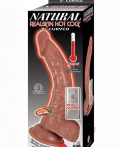 Natural Realskin Hotcock Curved 8 Brn