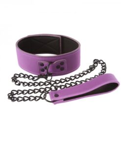 Lust Bondage Collar Purple