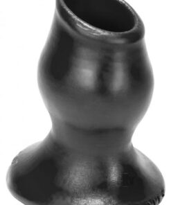 Pig Hole 1 Hollow Butt Plug Black