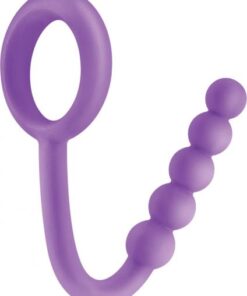 Fetish Fantasy Elite Ball Cinch With Anal Beads Purple