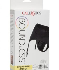 Boundless Thong W/garter 2l/3xl