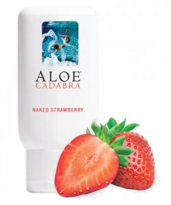 Aloe Cadabra Organic Lubricant - 2.5 Oz Bottle Naked Strawberry