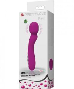 Pretty Love Paul USB Rechargeable Wand Fuchsia