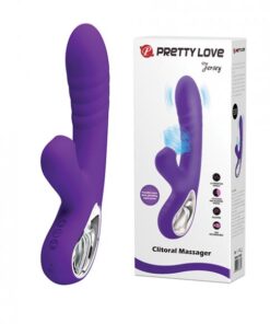 Pretty Love Jersey Sucking & Vibrating Rabbit - Purple