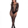 Fifty Shades Captivate Black Lace Spanking Bodystocking O/s