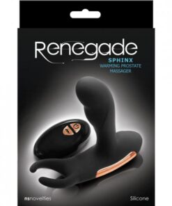 Ns Novelties Renegade Sphinx Warming Prostate Massager - Black