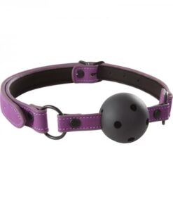 Lust Bondage Ball Gag Purple O/S