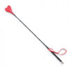 Plesur 26" Heart Pvc Crop - Black/red