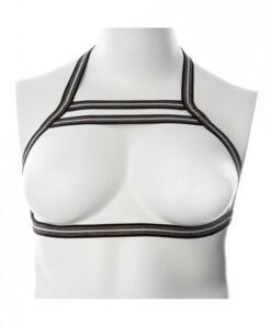 Gender Fluid Silver Lining Harness - Xl-xxxl Black/silver