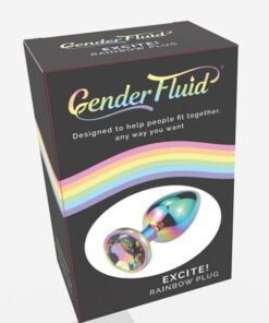 Gender Fluid Excite! Plug - Rainbow