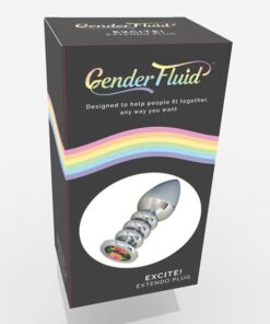 Gender Fluid Excite! Extendo Plug - Silver