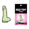 Wood Rocket Sex Toy Dildo Pin - Glow In The Dark