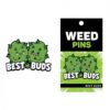 Wood Rocket Weed Best Buds Pin - Green