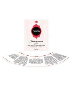 Passion Bath Salts & Suggestion Cards - Pomegranate