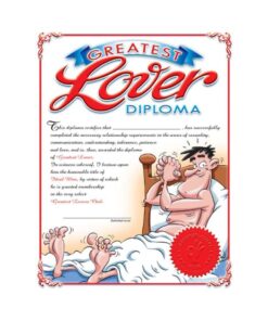 Greatest Lover Diploma (Male)