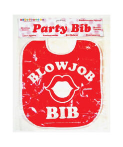 Blow Job Party Bib Red O/S