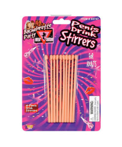 Bachelorette Penis Drink Stirrers (10)