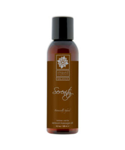 Sliquid Organics Serenity Massage Oil Balance 4.2 oz- Tahitian Vanilla