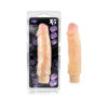X5 Hard On Vibe 9 inches Waterproof Dildo - Beige