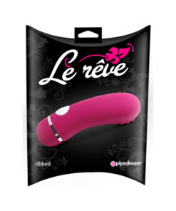 Le Reve Ribbed Dark Pink 3 Speed Massager