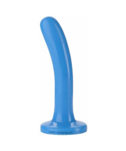 Platinum Premium Silicone The Slim Dildo - Blue