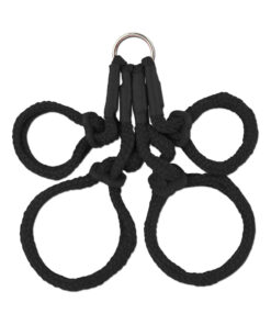 Fetish Fantasy Japanese Silk Rope Hogtie Black